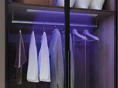 cabinet UV light for closet