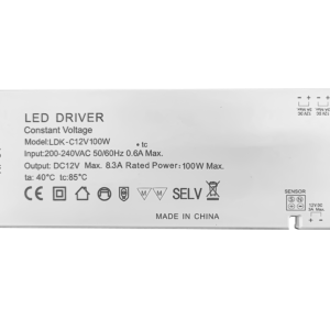 12V LED Power Supply 100W