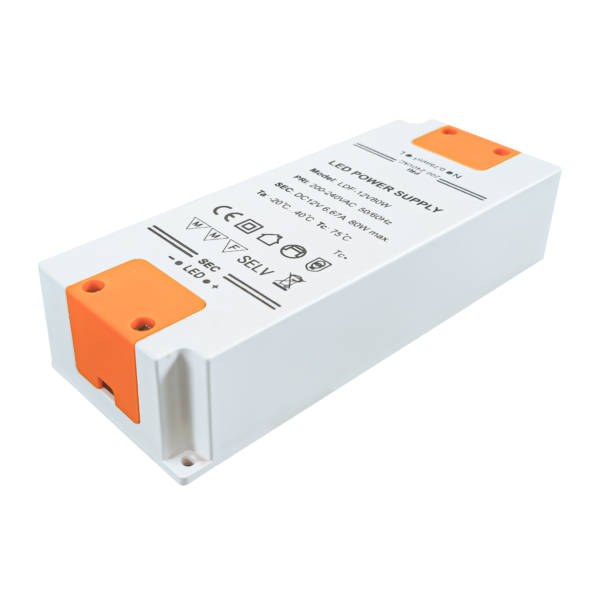 Ultra Thin Constact Voltage 12V 24V LED Driver 80W