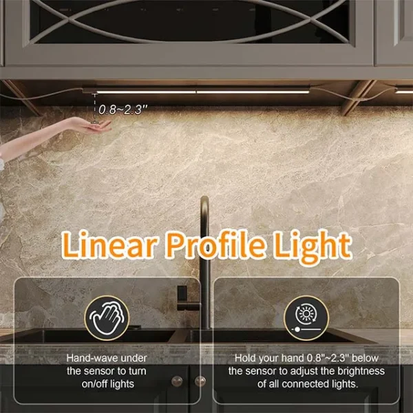 under cabinet linkable led lighting